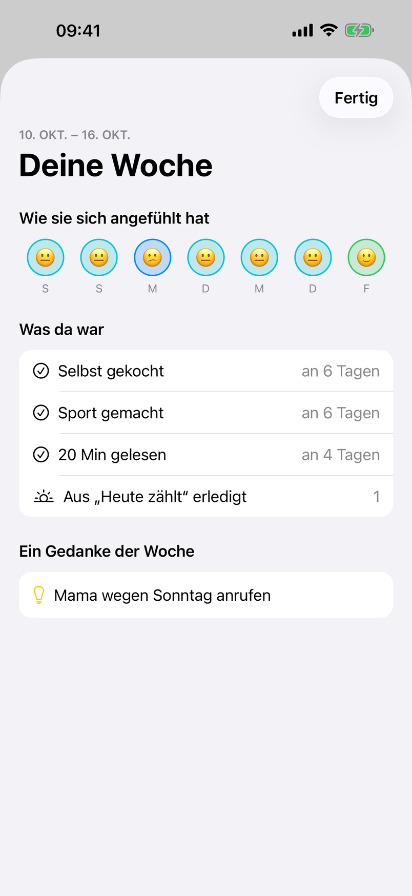 Deine Woche